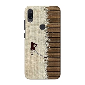 printfidaa name ii initial ii letter alphabet r chinese font printed designer hard back case for mi play back cover -h8 vkm2029
