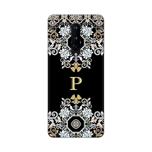 printfidaa name ii initial ii letter floral pattern alphabet p printed designer hard back case for oneplus 8 65534 back cover -h8 vkm2026
