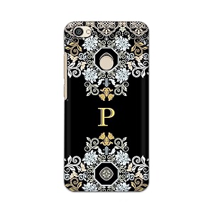 printfidaa name ii initial ii letter floral pattern alphabet p printed designer hard back case for redmi y1  redmi note 5a  redmi note 5a prime back cover -h8 vkm2026