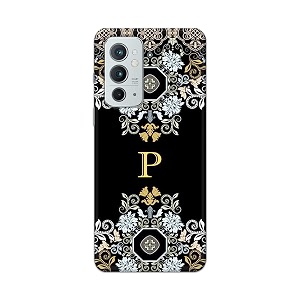 printfidaa name ii initial ii letter floral pattern alphabet p printed designer hard back case for oneplus 9rt 5g back cover -h8 vkm2026