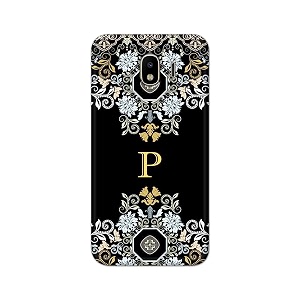 printfidaa name ii initial ii letter floral pattern alphabet p printed designer hard back case for samsung galaxy j4 j400fds j400gds back cover -h8 vkm2026