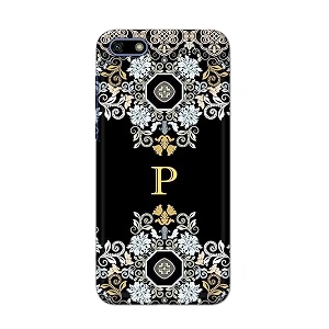 printfidaa name ii initial ii letter floral pattern alphabet p printed designer hard back case for huawei y5 2018  y5 prime 2018  honor 7s dra-lx2 dua-lx2 back cover -h8 vkm2026