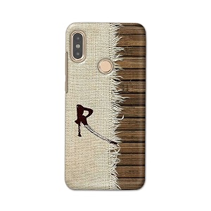 printfidaa name ii initial ii letter alphabet r chinese font printed designer hard back case for redmi note 5 pro back cover -h8 vkm2029