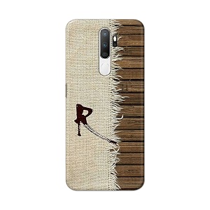 printfidaa name ii initial ii letter alphabet r chinese font printed designer hard back case for oppo a5 2020  oppo a9 2020  oppo a11x back cover -h8 vkm2029
