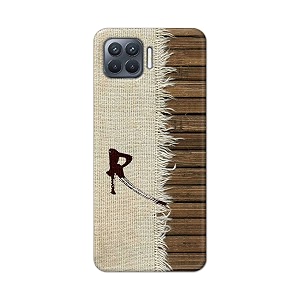 printfidaa name ii initial ii letter alphabet r chinese font printed designer hard back case for oppo f17 pro cph2119 back cover -h8 vkm2029