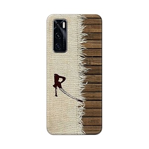 printfidaa name ii initial ii letter alphabet r chinese font printed designer hard back case for vivo v20 se back cover -h8 vkm2029
