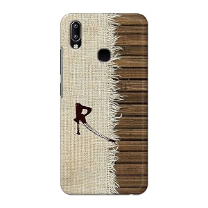 printfidaa name ii initial ii letter alphabet r chinese font printed designer hard back case for vivo y91  vivo y95 back cover -h8 vkm2029