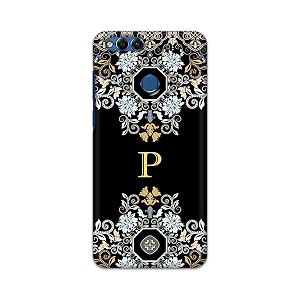 printfidaa name ii initial ii letter floral pattern alphabet p printed designer hard back case for honor 7x huawei mate se bnd-l21 bnd-l22 bnd-l24 bnd-l34 back cover -h8 vkm2026