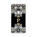 PRINTFIDAA Name II Initial II Letter Floral Pattern Alphabet P Printed Designer Hard Back Case for Mi Mix 2 / Mi Mix Evo Back Cover -(H8) VKM2026