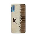 PRINTFIDAA Name II Initial II Letter Alphabet R Chinese Font Printed Designer Hard Back Case for Samsung Galaxy A7 (2018), SM-A750F/DS, SM-A750G, SM-A750FN/DS Back Cover -(H8) VKM2029