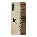 PRINTFIDAA Name II Initial II Letter Alphabet R Chinese Font Printed Designer Hard Back Case for Samsung Galaxy A70 / Samsung A70s, SM-A705FN / DS, SM-A705YN Back Cover -(H8) VKM2029