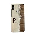 PRINTFIDAA Name II Initial II Letter Alphabet R Chinese Font Printed Designer Hard Back Case for Redmi Y2 / Redmi S2 Back Cover -(H8) VKM2029