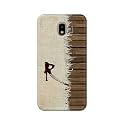 PRINTFIDAA Name II Initial II Letter Alphabet R Chinese Font Printed Designer Hard Back Case for Samsung Galaxy J4, J400F/DS, J400G/DS Back Cover -(H8) VKM2029