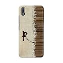 PRINTFIDAA Name II Initial II Letter Alphabet R Chinese Font Printed Designer Hard Back Case for Vivo V11 Pro / X21s Back Cover -(H8) VKM2029