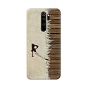 PRINTFIDAA Name II Initial II Letter Alphabet R Chinese Font Printed Designer Hard Back Case for Redmi Note 8 Pro Back Cover -(H8) VKM2029