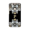 PRINTFIDAA Name II Initial II Letter Floral Pattern Alphabet P Printed Designer Hard Back Case for Redmi Y1 / Redmi Note 5A / Redmi Note 5A Prime Back Cover -(H8) VKM2026