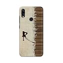 PRINTFIDAA Name II Initial II Letter Alphabet R Chinese Font Printed Designer Hard Back Case for Redmi Note 7 / Redmi Note 7 Pro/Redmi Note 7S Back Cover -(H8) VKM2029