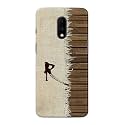 PRINTFIDAA Name II Initial II Letter Alphabet R Chinese Font Printed Designer Hard Back Case for OnePlus 6T / OnePlus 7 Back Cover -(H8) VKM2029