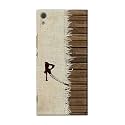 PRINTFIDAA Name II Initial II Letter Alphabet R Chinese Font Printed Designer Hard Back Case for Sony Xperia XA Ultra, F3211, F3212, F3215, F3216, F3213 Back Cover -(H8) VKM2029