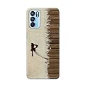 PRINTFIDAA Name II Initial II Letter Alphabet R Chinese Font Printed Designer Hard Back Case for Oppo Reno6 5G, Oppo Reno 6 5G Back Cover -(H8) VKM2029