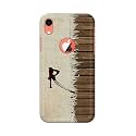 PRINTFIDAA Name II Initial II Letter Alphabet R Chinese Font Printed Designer Hard Back Case for Apple iPhone XR Logo (6.1"), A2105, A1984, A2107, A2108 Back Cover -(H8) VKM2029