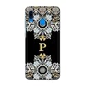 PRINTFIDAA Name II Initial II Letter Floral Pattern Alphabet P Printed Designer Hard Back Case for Samsung Galaxy A20 / Samsung A30 / Samsung M10S Back Cover -(H8) VKM2026