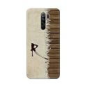 PRINTFIDAA Name II Initial II Letter Alphabet R Chinese Font Printed Designer Hard Back Case for Redmi 9 Prime/Poco M2 / Poco M2 Reloaded Back Cover -(H8) VKM2029