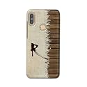 PRINTFIDAA Name II Initial II Letter Alphabet R Chinese Font Printed Designer Hard Back Case for Redmi Note 5 Pro Back Cover -(H8) VKM2029