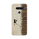 PRINTFIDAA Name II Initial II Letter Alphabet R Chinese Font Printed Designer Hard Back Case for LG V40 ThinQ, V405QA7, V405UA, V405TAB, V405UA0 Back Cover -(H8) VKM2029