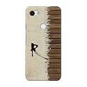 PRINTFIDAA Name II Initial II Letter Alphabet R Chinese Font Printed Designer Hard Back Case for Google Pixel 3A, G020A, G020E, G020B Back Cover -(H8) VKM2029