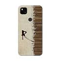 PRINTFIDAA Name II Initial II Letter Alphabet R Chinese Font Printed Designer Hard Back Case for Google Pixel 4A (4G) Back Cover -(H8) VKM2029