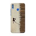 PRINTFIDAA Name II Initial II Letter Alphabet R Chinese Font Printed Designer Hard Back Case for Honor 8X, JSN-L11, JSN-L21, JSN-L22, JSN-L23 Back Cover -(H8) VKM2029