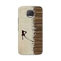 PRINTFIDAA Name II Initial II Letter Alphabet R Chinese Font Printed Designer Hard Back Case for Motorola Moto G5S Plus (5.5"), XT1803, XT1805, XT1806, XT1804 Back Cover -(H8) VKM2029