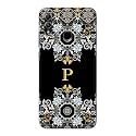 PRINTFIDAA Name II Initial II Letter Floral Pattern Alphabet P Printed Designer Hard Back Case for Huawei P Smart (2019) / Honor 10 Lite, Pot-LX1 / POT-LX1AF Back Cover -(H8) VKM2026