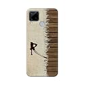 PRINTFIDAA Name II Initial II Letter Alphabet R Chinese Font Printed Designer Hard Back Case for Realme C15 / C12 / Narzo 20 / Narzo 30A / C25 / C25s Back Cover -(H8) VKM2029
