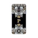 PRINTFIDAA Name II Initial II Letter Floral Pattern Alphabet P Printed Designer Hard Back Case for Samsung Galaxy A8 Plus (2018), A730F, A730F / DS Back Cover -(H8) VKM2026