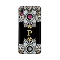 PRINTFIDAA Name II Initial II Letter Floral Pattern Alphabet P Printed Designer Hard Back Case for Huawei Y9 (2019), JKM-LX1, JKM-LX2, JKM-LX3, JKM-AL00/JKM-TL00 Back Cover -(H8) VKM2026