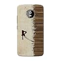 PRINTFIDAA Name II Initial II Letter Alphabet R Chinese Font Printed Designer Hard Back Case for Motorola Moto G5 Plus (5.2"), XT1684, XT1685, XT1687 Back Cover -(H8) VKM2029