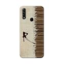 PRINTFIDAA Name II Initial II Letter Alphabet R Chinese Font Printed Designer Hard Back Case for Oppo A31 (2020) / Oppo A8 Back Cover -(H8) VKM2029