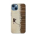 PRINTFIDAA Name II Initial II Letter Alphabet R Chinese Font Printed Designer Hard Back Case for Apple iPhone 13, A2633, A2482, A2631, A2634, A2635 Back Cover -(H8) VKM2029