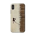 PRINTFIDAA Name II Initial II Letter Alphabet R Chinese Font Printed Designer Hard Back Case for Apple iPhone X/iPhone 10 / iPhone Ten/iPhone Xs Back Cover -(H8) VKM2029