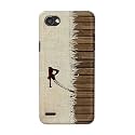 PRINTFIDAA Name II Initial II Letter Alphabet R Chinese Font Printed Designer Hard Back Case for LG Q6 / Q6 Plus / Q6?, M700N, M700A, M700DSK, M700AN Back Cover -(H8) VKM2029