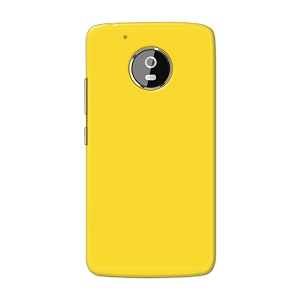 printfidaa plain yellow printed designer hard back case for motorola moto g5 plus 5234 xt1684 xt1685 xt1687 back cover -h8 vkm2021
