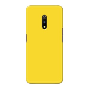 printfidaa plain yellow printed designer hard back case for realme xoppo k3 rmx1901 back cover -h8 vkm2021