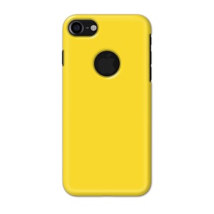 printfidaa plain yellow printed designer hard back case for apple iphone 7 logo 4734  iphone 8 logo 4734 a1778 a1660 back cover -h8 vkm2021