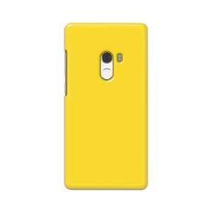 printfidaa plain yellow printed designer hard back case for mi mix 2  mi mix evo back cover -h8 vkm2021