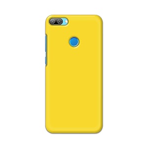 printfidaa plain yellow printed designer hard back case for honor 9n back cover -h8 vkm2021