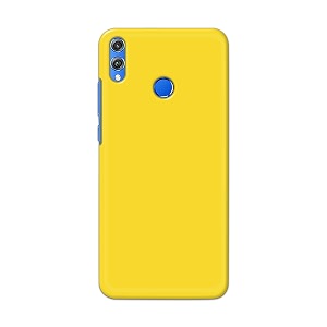 printfidaa plain yellow printed designer hard back case for honor 8x jsn-l11 jsn-l21 jsn-l22 jsn-l23 back cover -h8 vkm2021
