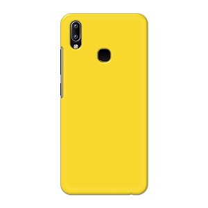 printfidaa plain yellow printed designer hard back case for vivo y91  vivo y95 back cover -h8 vkm2021
