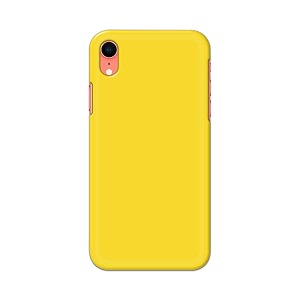 printfidaa plain yellow printed designer hard back case for apple iphone xr 6134 a2105 a1984 a2107 a2108 back cover -h8 vkm2021